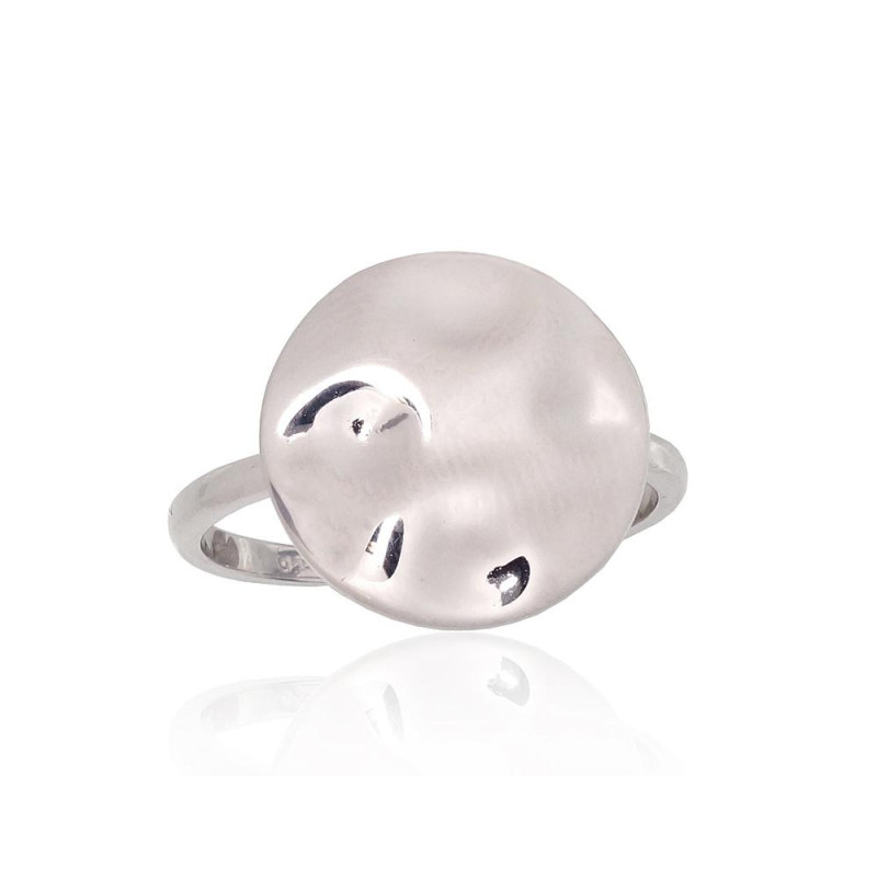 Silver ring 2101937(PRh-Gr), Silver 925°, Rhodium (Plating)