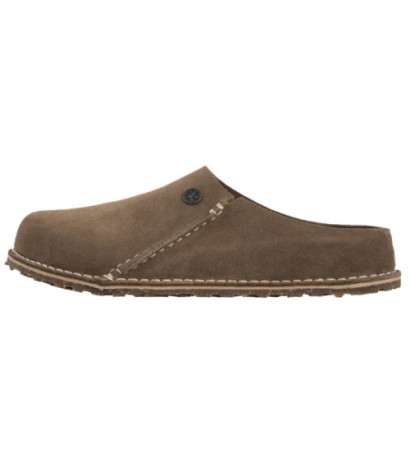 Birkenstock Zermatt Premium Suede Gray Taupe 1021318 (BK340-a) slippers