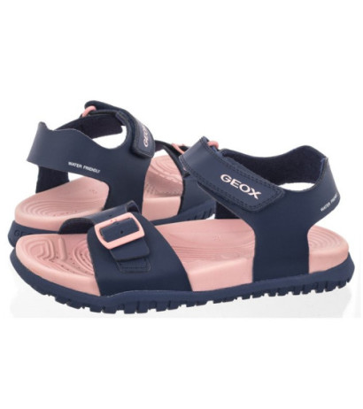 Geox J Sandal Fusbetto G. A Navy/Pink J35HMA 000BC C0694 (GE172-c) sandals