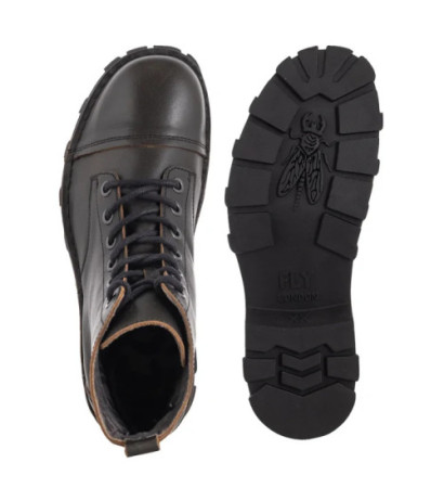 FLY London Kelf Antique Black P211167000 (FL422-a) boots