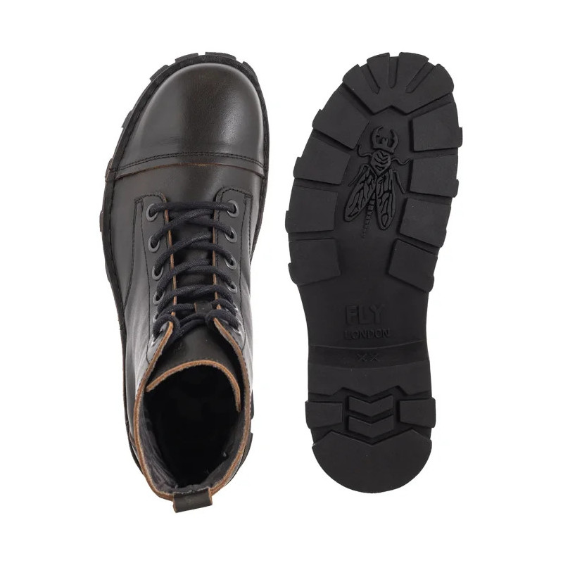 FLY London Kelf Antique Black P211167000 (FL422-a) boots