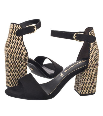 Tamaris Czarne 1-28356-42 098 Black Comb (TM482-a) shoes