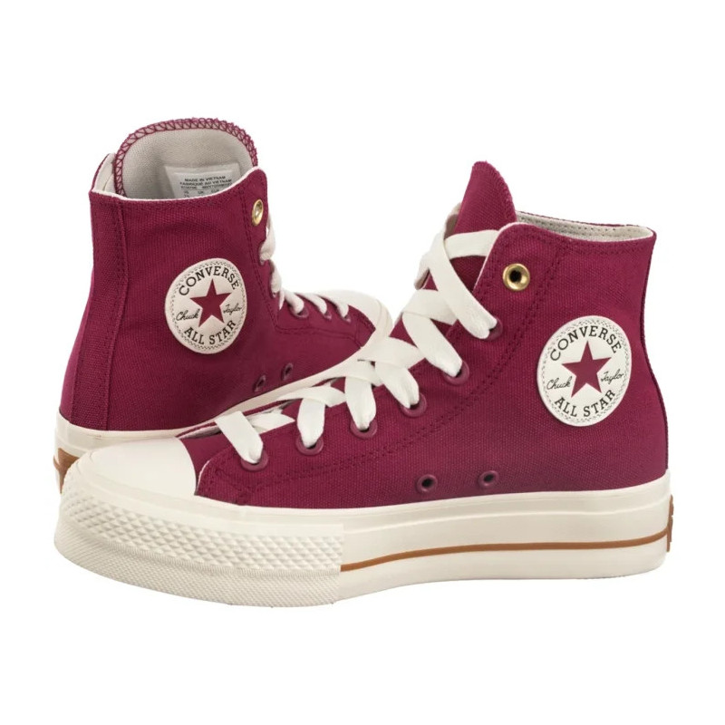 Converse CTAS Lift Hi Sporty Berry/Egret/Honey A13878C (CO808-a) shoes