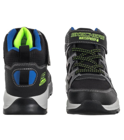 Skechers Strom Blazer Drizzle Squad Black/Blue 406377L/BKBL (SK265-a) ankle boots