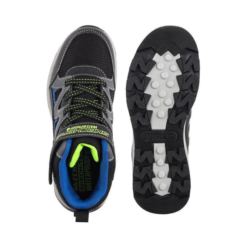 Skechers Strom Blazer Drizzle Squad Black/Blue 406377L/BKBL (SK265-a) ankle boots