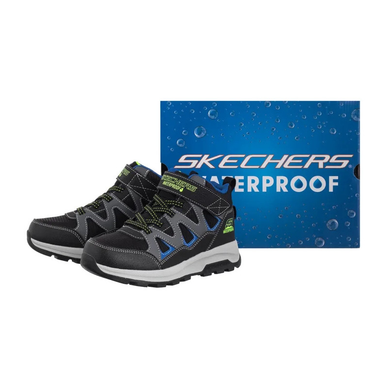 Skechers Strom Blazer Drizzle Squad Black/Blue 406377L/BKBL (SK265-a) ankle boots