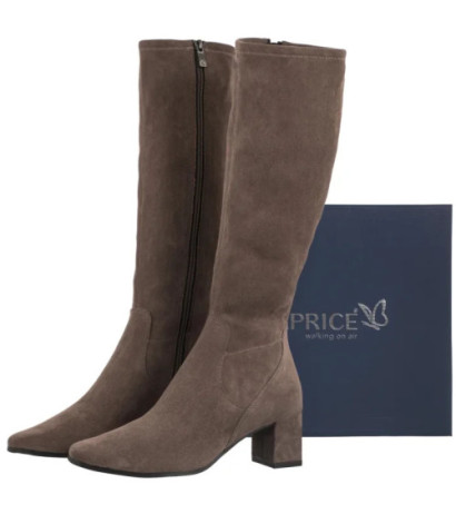 Caprice Beżowe 9-25547-41 306 Cafe Stretch (CP427-c) shoes