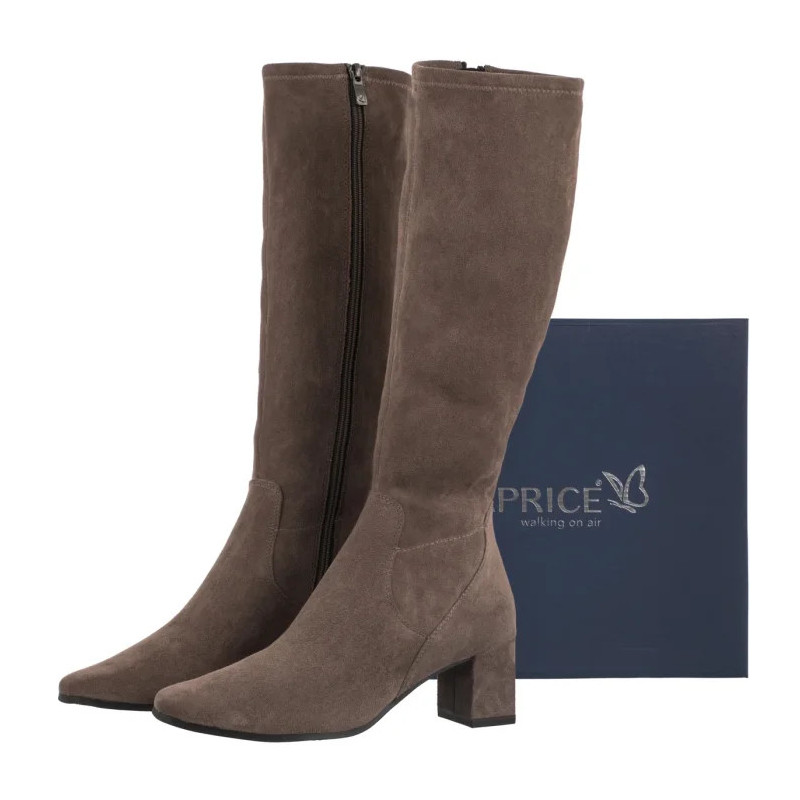 Caprice Beżowe 9-25547-41 306 Cafe Stretch (CP427-c) shoes