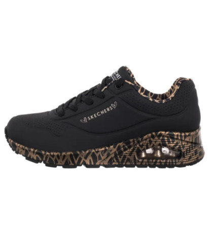 Skechers Uno Loving Love Black/Rose Gold 155506/BKRG (SK267-a) sports Shoes