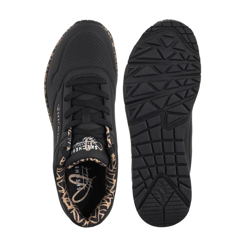 Skechers Uno Loving Love Black/Rose Gold 155506/BKRG (SK267-a) sports Shoes