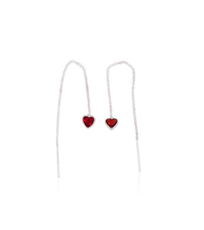 Silver earrings 2204015_CZ-R, Silver 925°, Zirkons