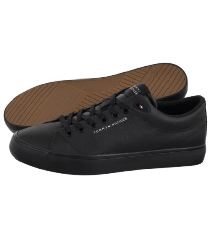 Tommy Hilfiger TH Hi Vulc Core Low Lth II Ess Black FM0FM05511 BDS (TH1346-b) sports shoes