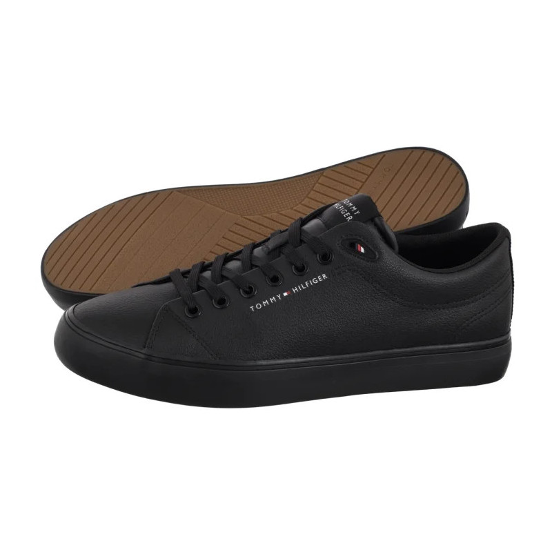 Tommy Hilfiger TH Hi Vulc Core Low Lth II Ess Black FM0FM05511 BDS (TH1346-b) sports shoes