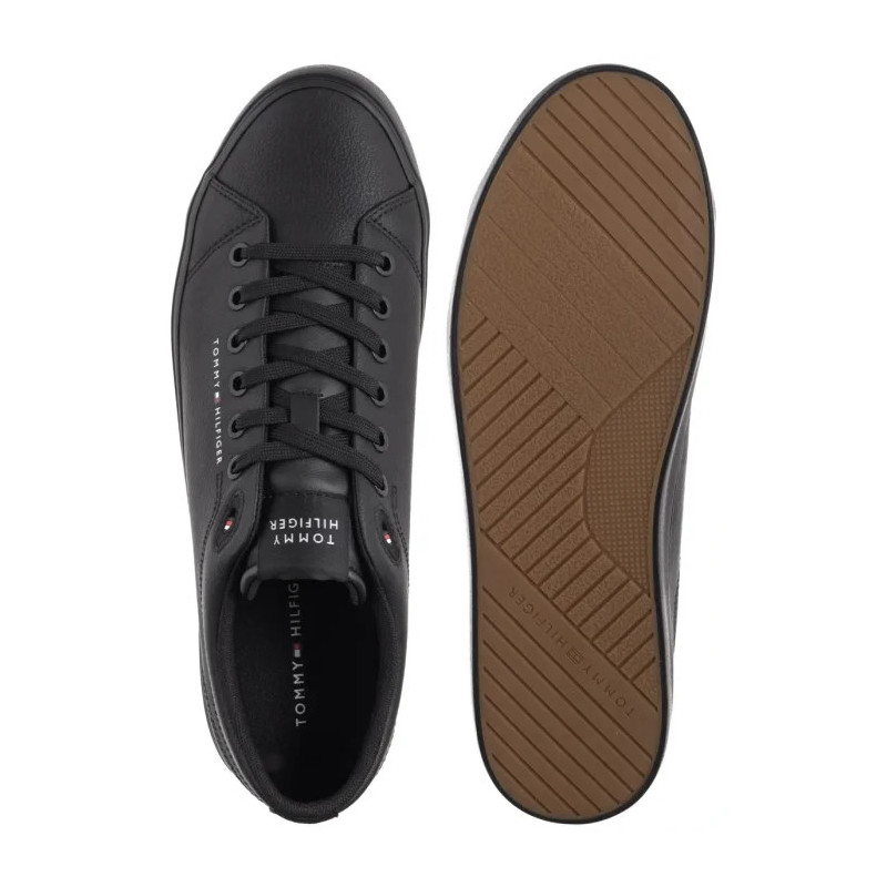 Tommy Hilfiger TH Hi Vulc Core Low Lth II Ess Black FM0FM05511 BDS (TH1346-b) sports shoes