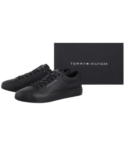 Tommy Hilfiger TH Hi Vulc Core Low Lth II Ess Black FM0FM05511 BDS (TH1346-b) sports shoes