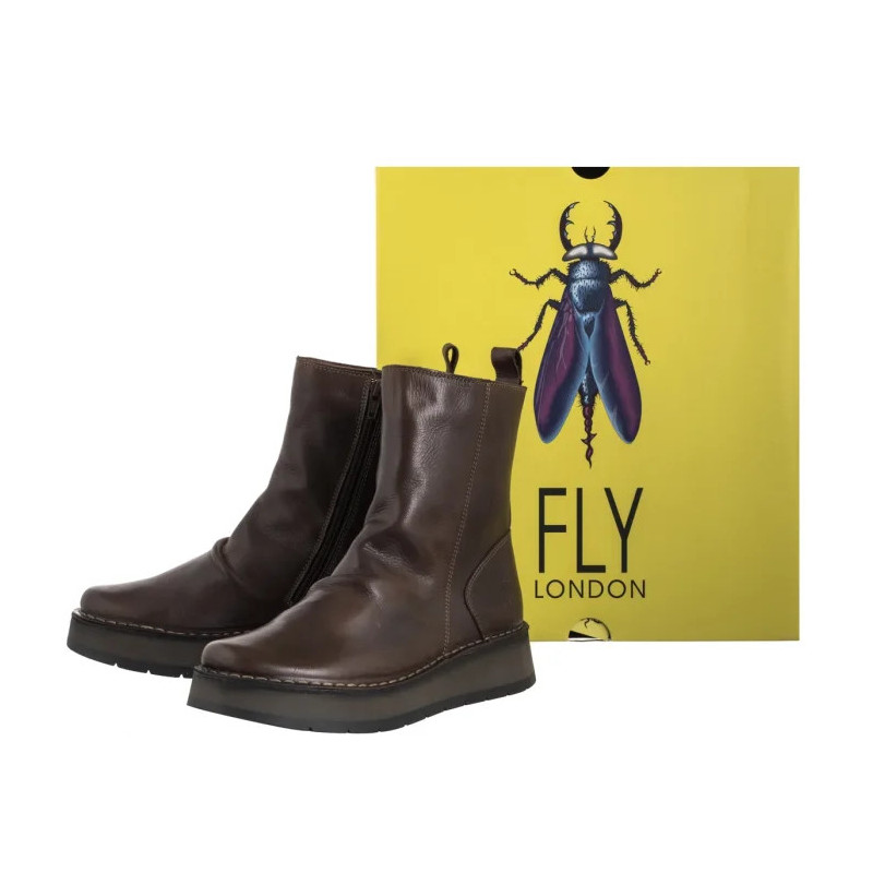 FLY London Reno Rug Dk. Brown P211053001 (FL352-b) shoes