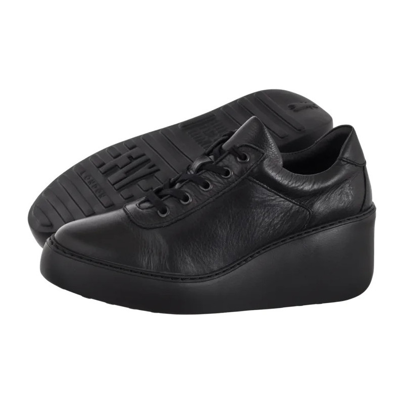 FLY London Dipo Velvet Black P601638006 (FL423-a) shoes
