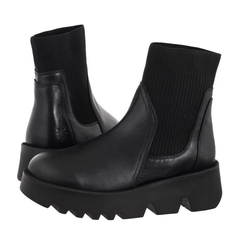 FLY London Zool Rug Black P145317000 (FL425-a) shoes