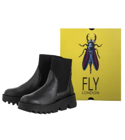 FLY London Zool Rug Black P145317000 (FL425-a) shoes