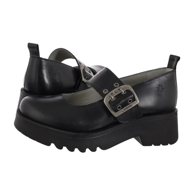 FLY London Moch Rug Black P145126000 (FL426-a) shoes