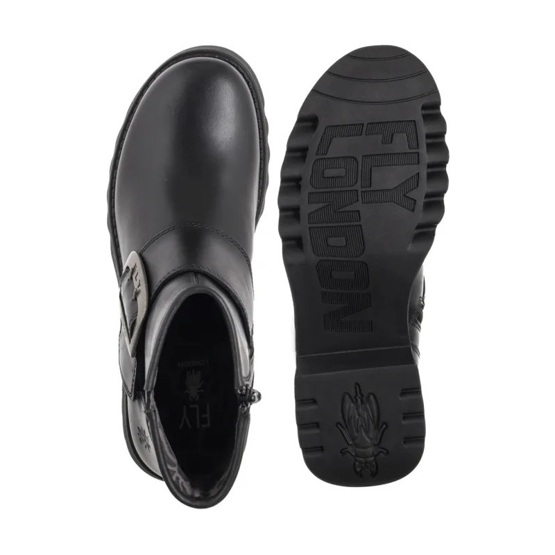 FLY London Rily Rug Black P144991012 (FL427-a) shoes