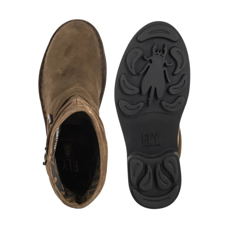 FLY London Nire Oil Suede Elephant P211178003 (FL428-a) shoes