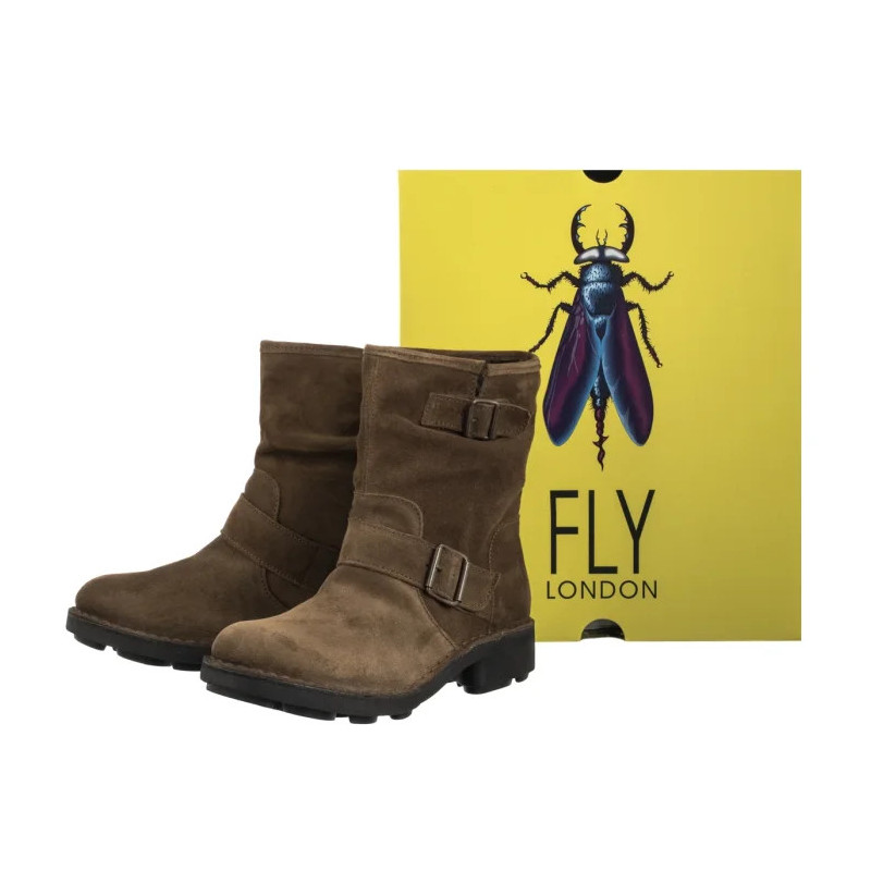 FLY London Nire Oil Suede Elephant P211178003 (FL428-a) shoes