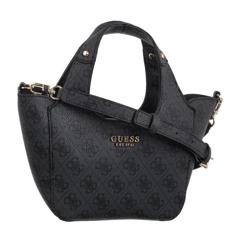 Guess Calista 2 In 1 Mini Tote HWSG73 34750 Coal Logo (GU782-a) handbag