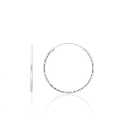 Silver earrings-rings 2203950, Silver 925°