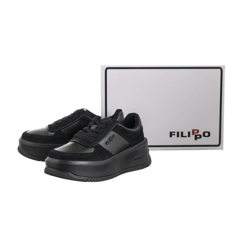Filippo Czarne DP7124/25 BK (FO186-a) shoes