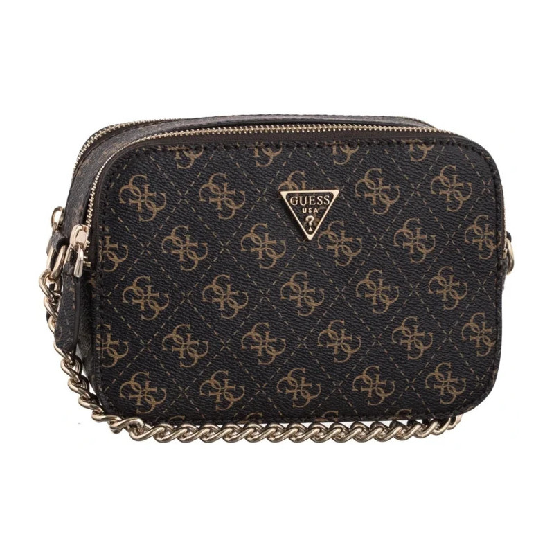 Guess Noelle II Crossbody Camera HWQG96 72140 Brown Logo (GU760-a) handbag