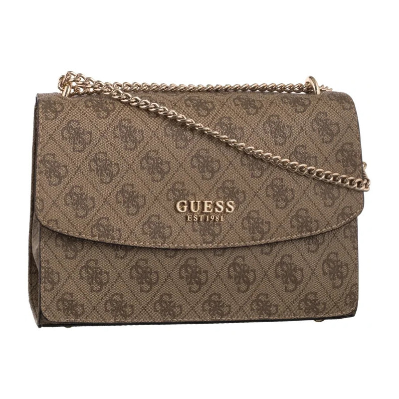 Guess Calista Convertible Xbody Flap HWSG73 34210 Latte Logo (GU763-a) handbag