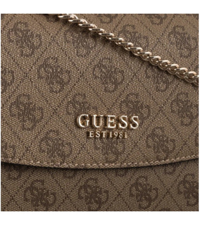 Guess Calista Convertible Xbody Flap HWSG73 34210 Latte Logo (GU763-a) handbag