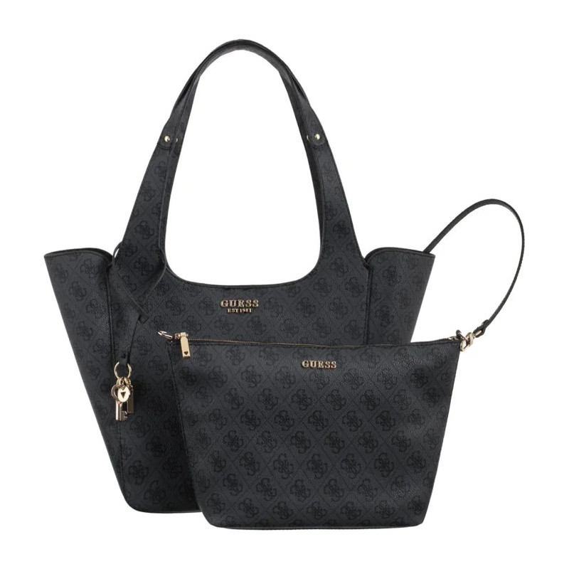 Guess Calista 2 In 1 Tote HWSG73 43220 Coal Logo (GU765-a) handbag