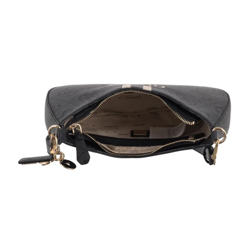 Guess Noelle II Top Zip Shoulder Bag HWOS96 72180 Coal Logo (GU771-a) handbag