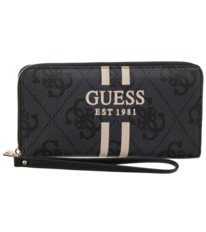 Guess Laurel II Slg Large Zip Around SWOS74 59146 Coal Logo (GU774-b) handbag