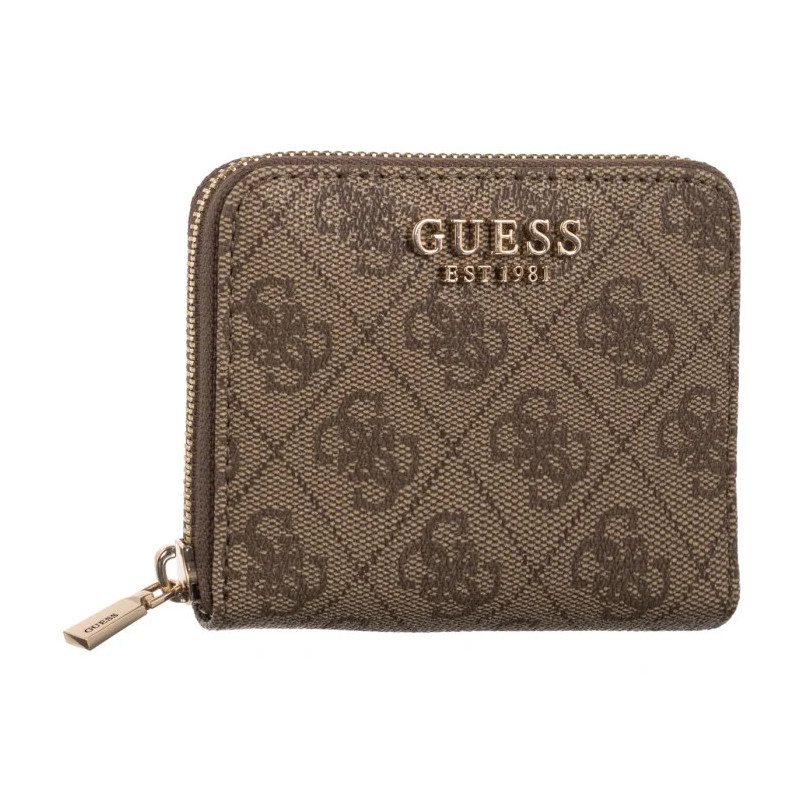 Guess Laurel II Slg Small Zip Around SWSG74 59137 Latte Logo (GU776-b) handbag