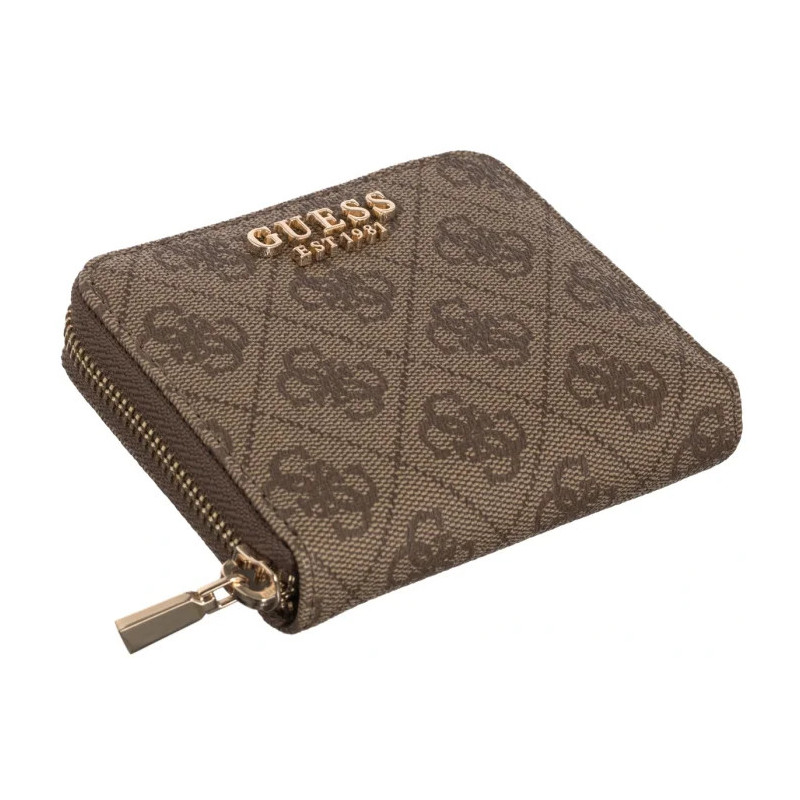 Guess Laurel II Slg Small Zip Around SWSG74 59137 Latte Logo (GU776-b) handbag