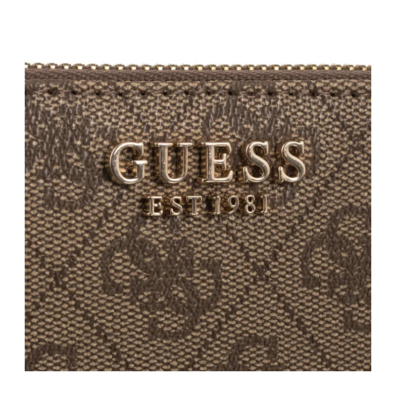 Guess Laurel II Slg Small Zip Around SWSG74 59137 Latte Logo (GU776-b) handbag