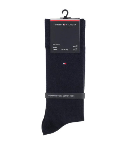 Tommy Hilfiger TH Men Sock 1P Premium Wool Dark Navy 701229682 001 (TH1394-a) socks