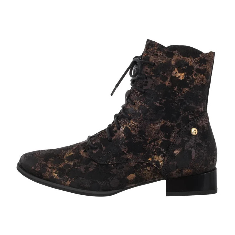 Maciejka Czarno-Złote 06391-02/00-1 (MA1251-b) shoes