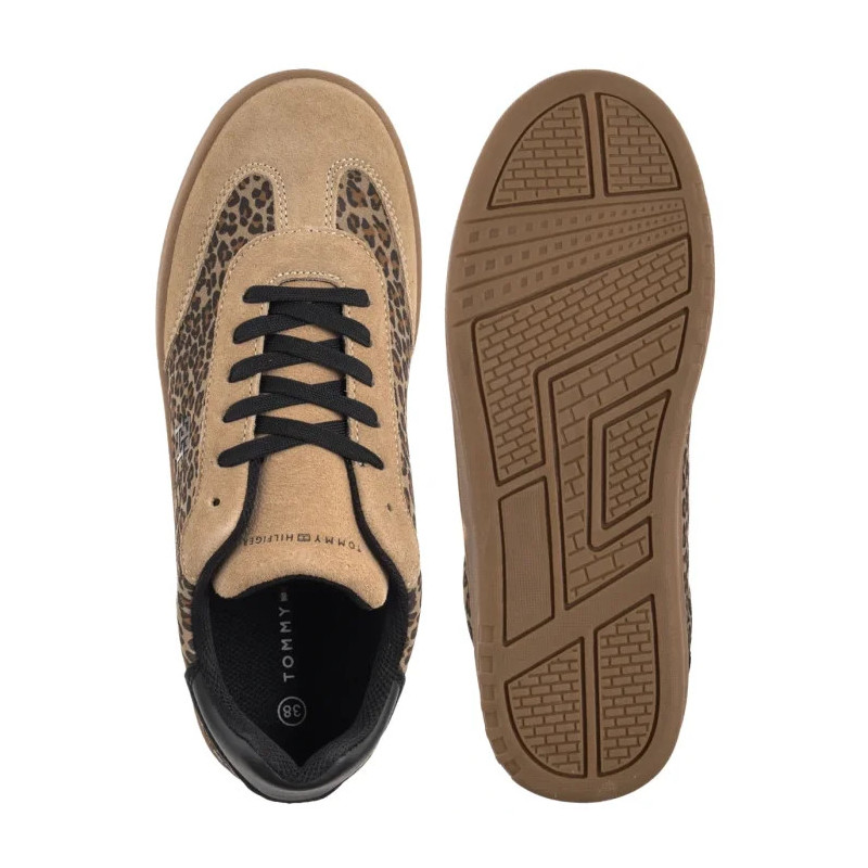 Tommy Hilfiger Low Cut Lace-Up Sneaker Taupe/Beige T3A9-33971-1893B016 (TH1388-a) shoes