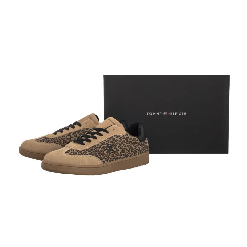 Tommy Hilfiger Low Cut Lace-Up Sneaker Taupe/Beige T3A9-33971-1893B016 (TH1388-a) shoes