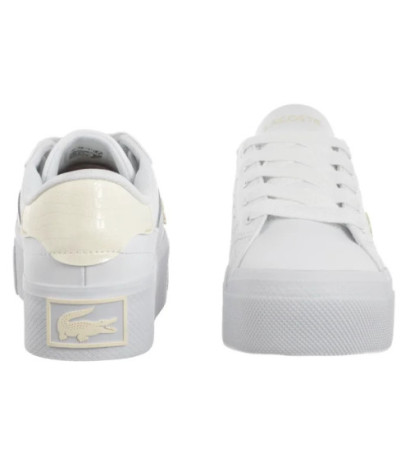 Lacoste Ziane Platform 225 1 CFA Wht/ Off Wht 750CFA0033.65T (LC463-a) shoes