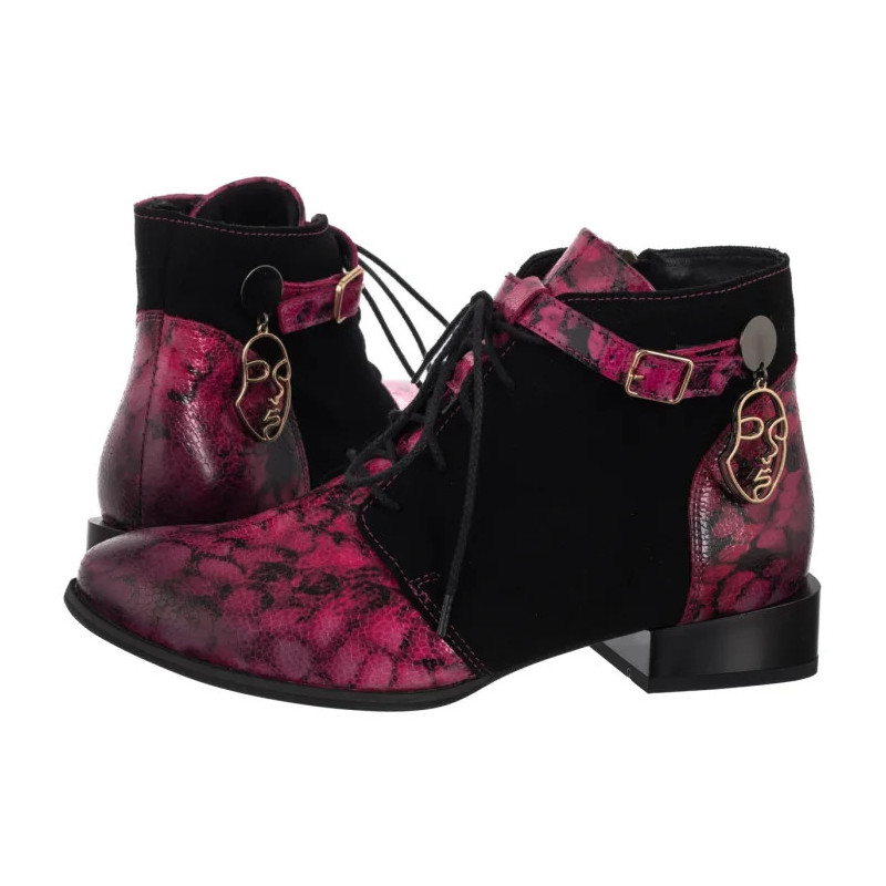 Maciejka Róż+Czarny 5743A-15/00-8 (MA1407-b) shoes