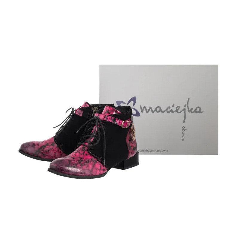 Maciejka Róż+Czarny 5743A-15/00-8 (MA1407-b) shoes