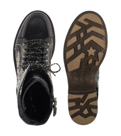 Maciejka Czarno-Złote 07097-01/00-8 (MA1408-a) shoes