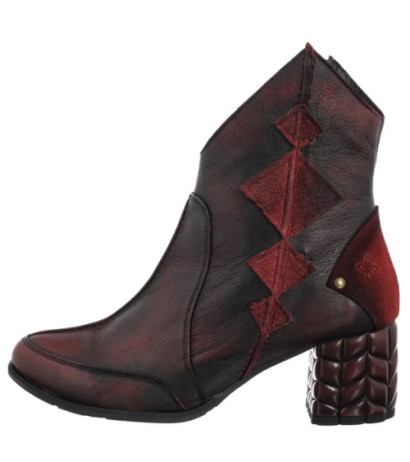 Maciejka Czarno-Czerwone 07007-08/00-8 (MA1409-a) shoes