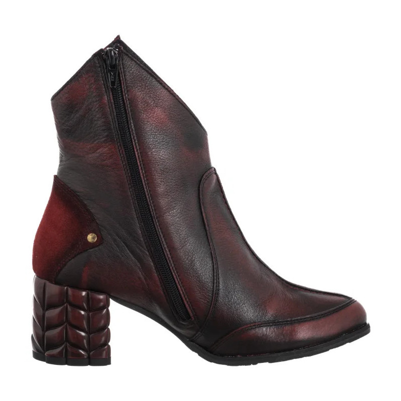 Maciejka Czarno-Czerwone 07007-08/00-8 (MA1409-a) shoes