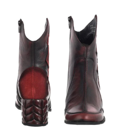 Maciejka Czarno-Czerwone 07007-08/00-8 (MA1409-a) shoes